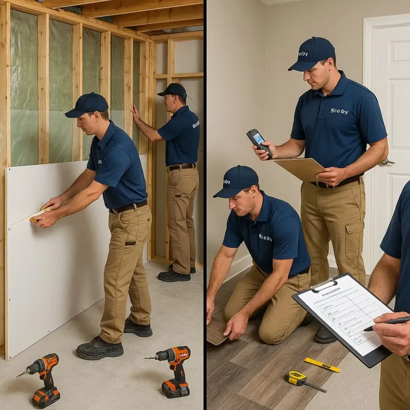 Repairs and Reconstruction process in Buckeye Lake, OH